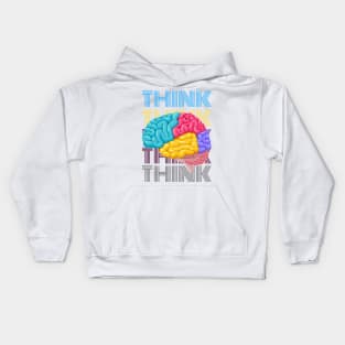 Think Before You Act Kids Hoodie